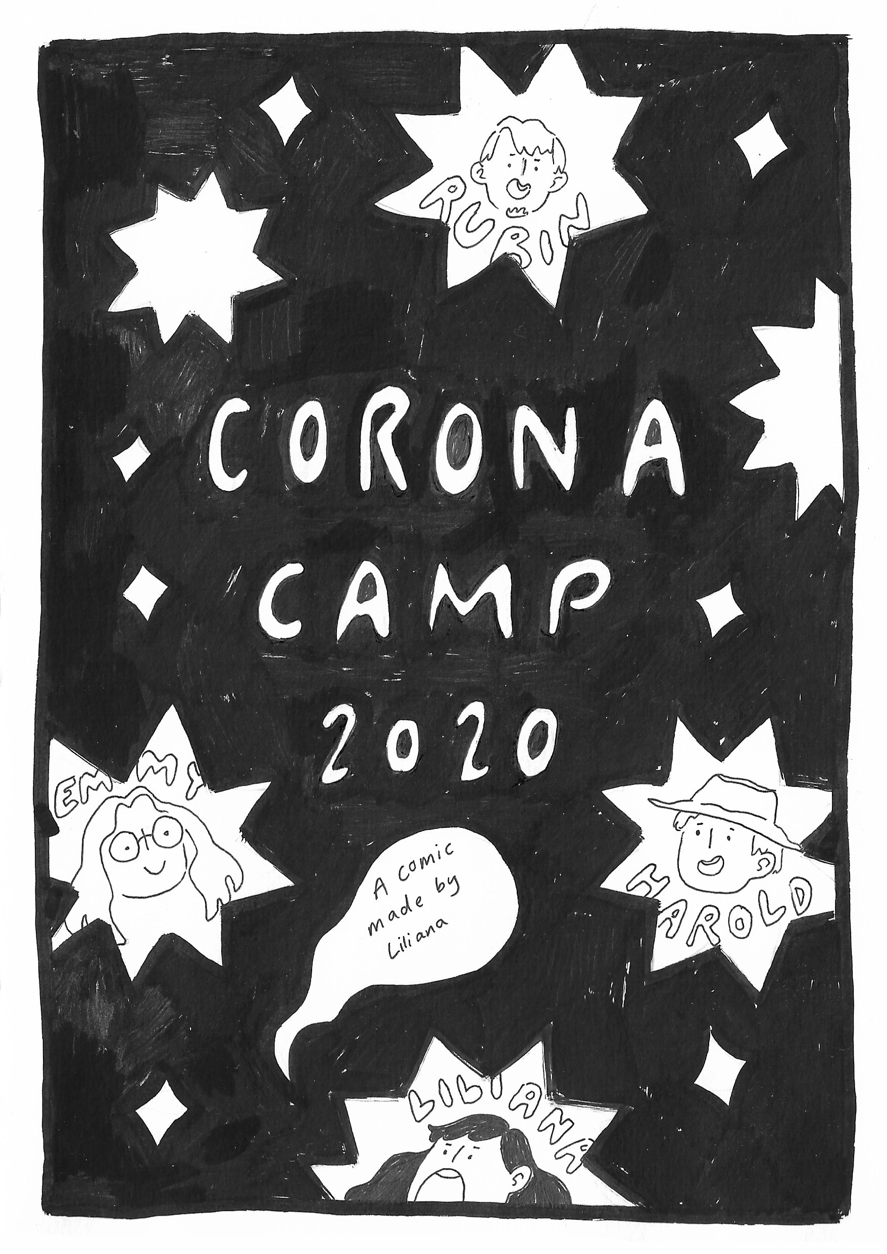 Corona Camp Comic | Illustration | Liliana van Velzen